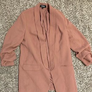 Express open front boyfriend blazer EUC